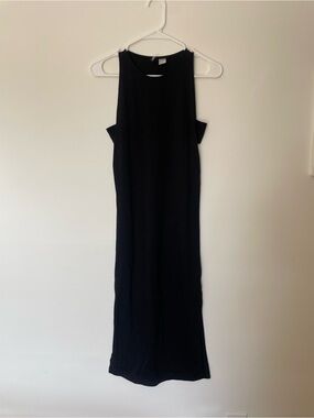 H&M Black Sleeveless Maxi Dress